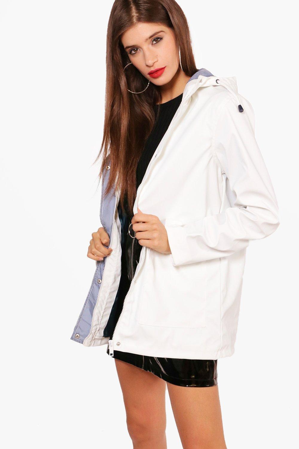 Boohoo Rubberised Rain Mac Top Sellers 