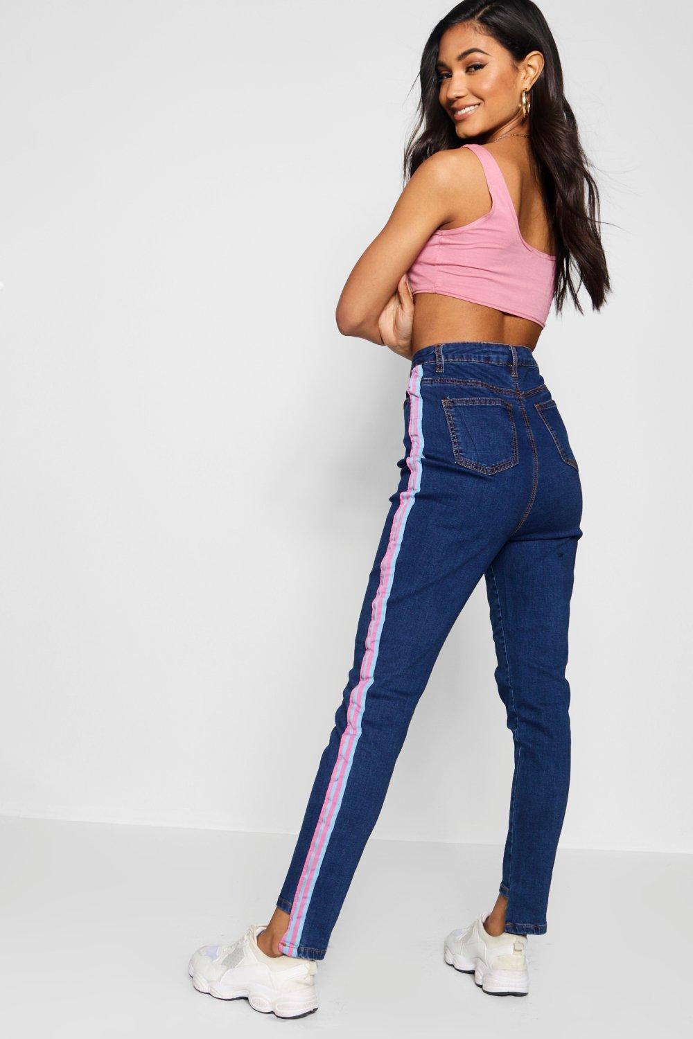tape side jeans for girls