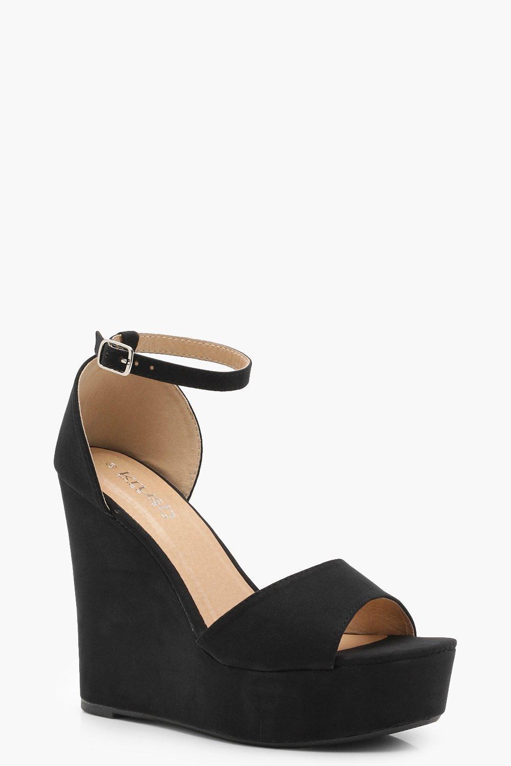 boohoo wedges
