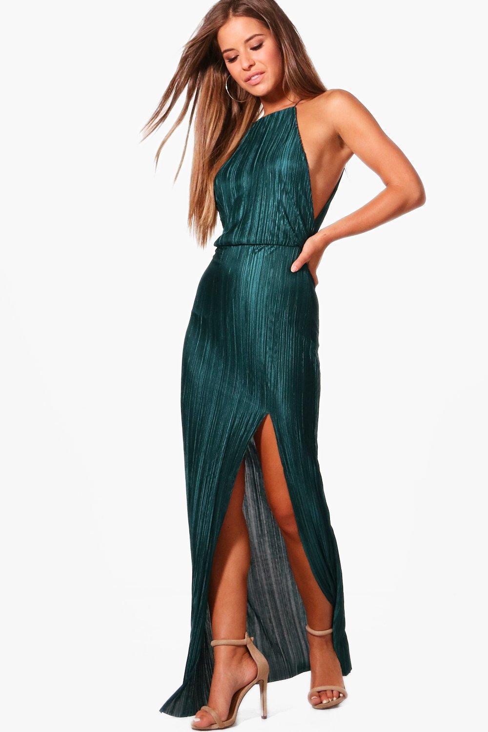thigh split maxi