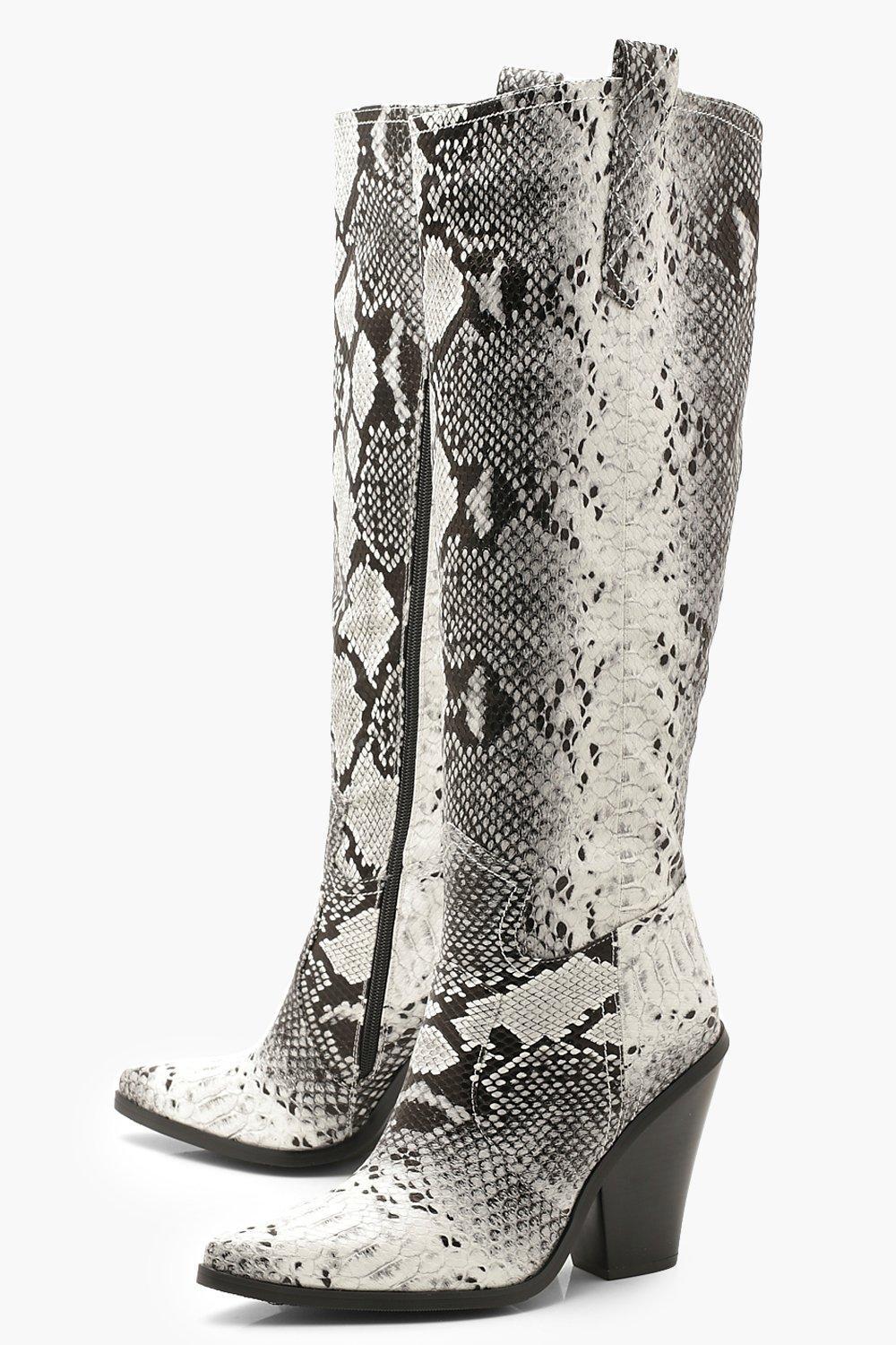 boohoo cowboy boots
