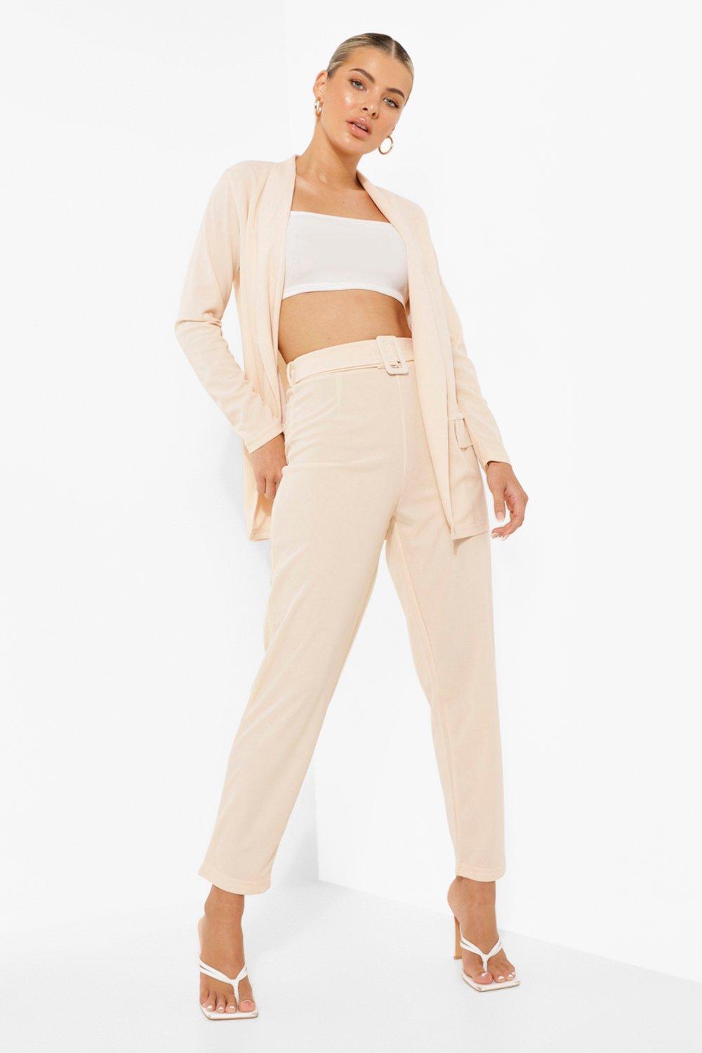 boohoo ladies trouser suits