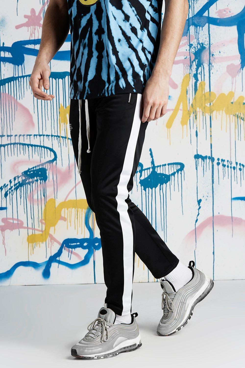 boohooman tricot joggers