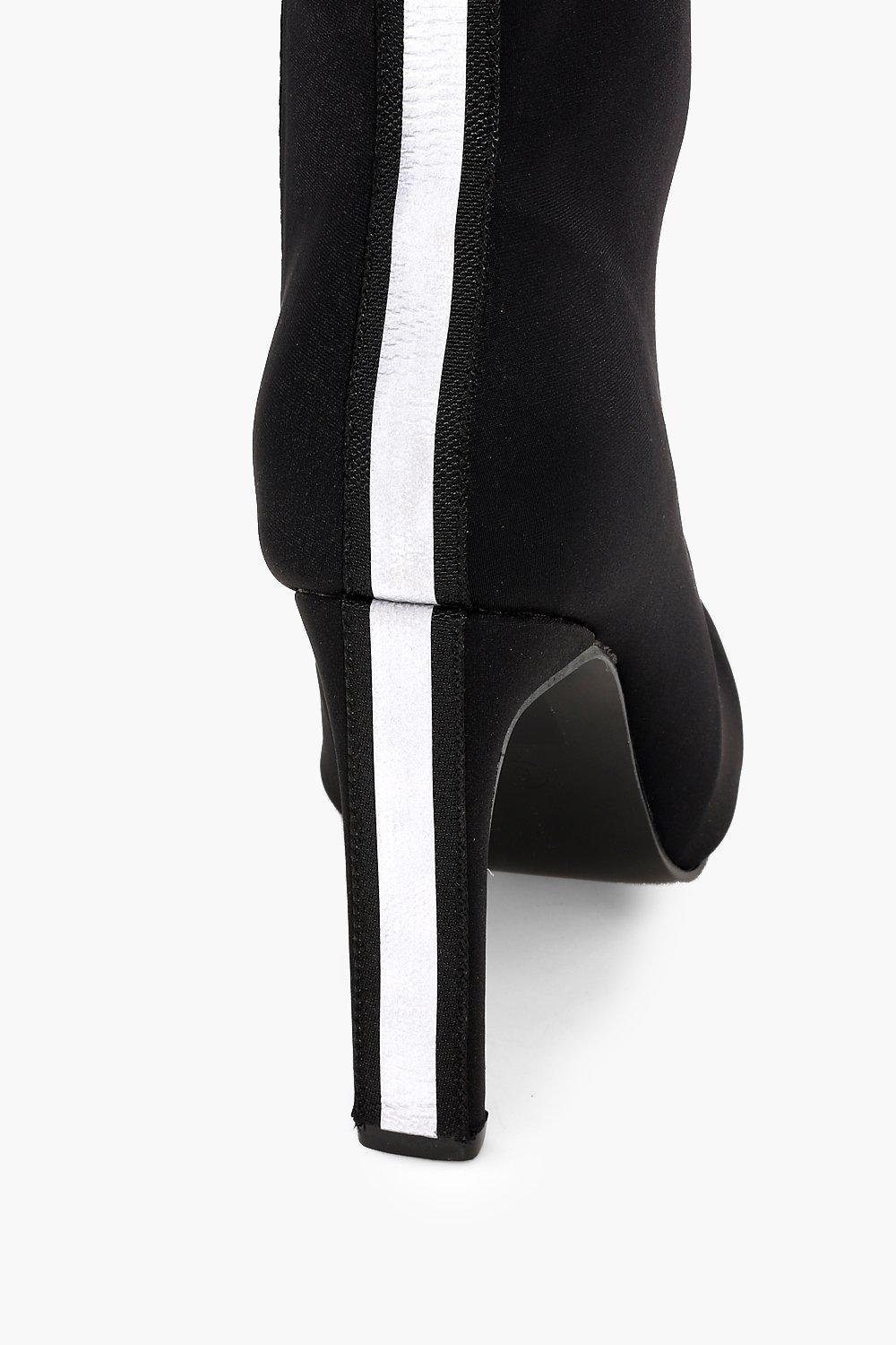 boohoo reflective heels