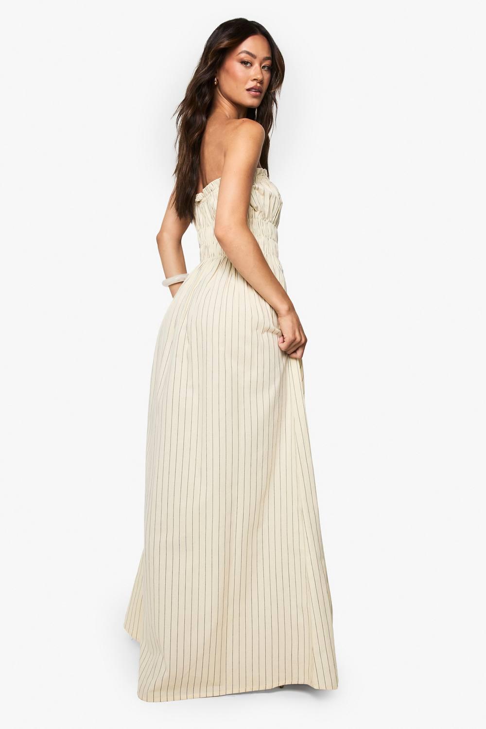boohoo linen maxi dress boohoo Women's Linen Full Pocket Detail Maxi Dress in Black | Size: 12