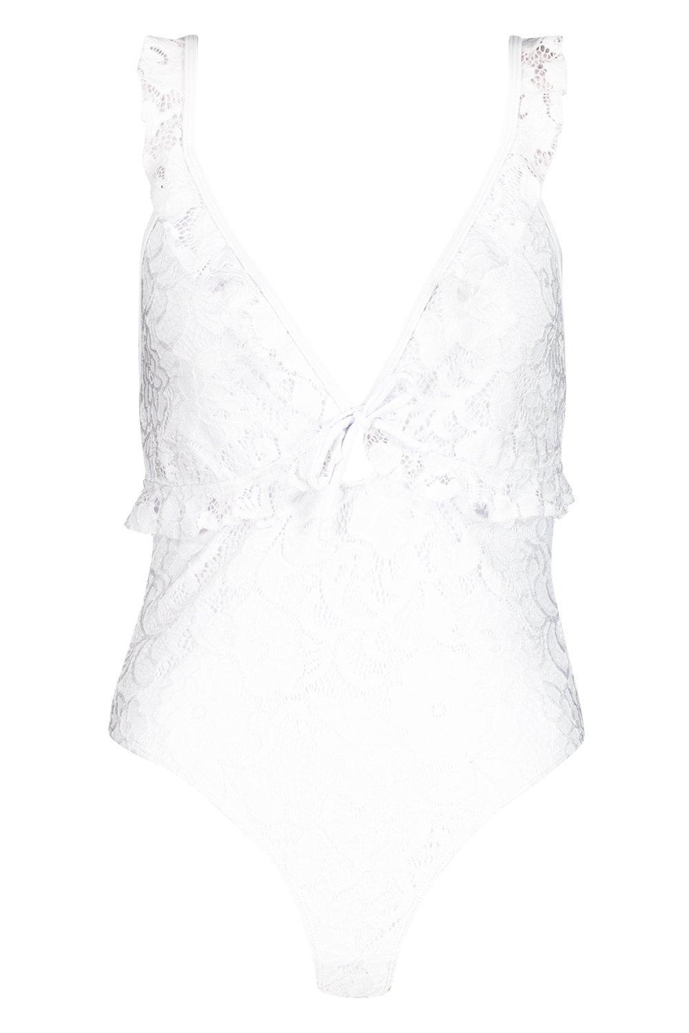 boohoo white swimsuit
