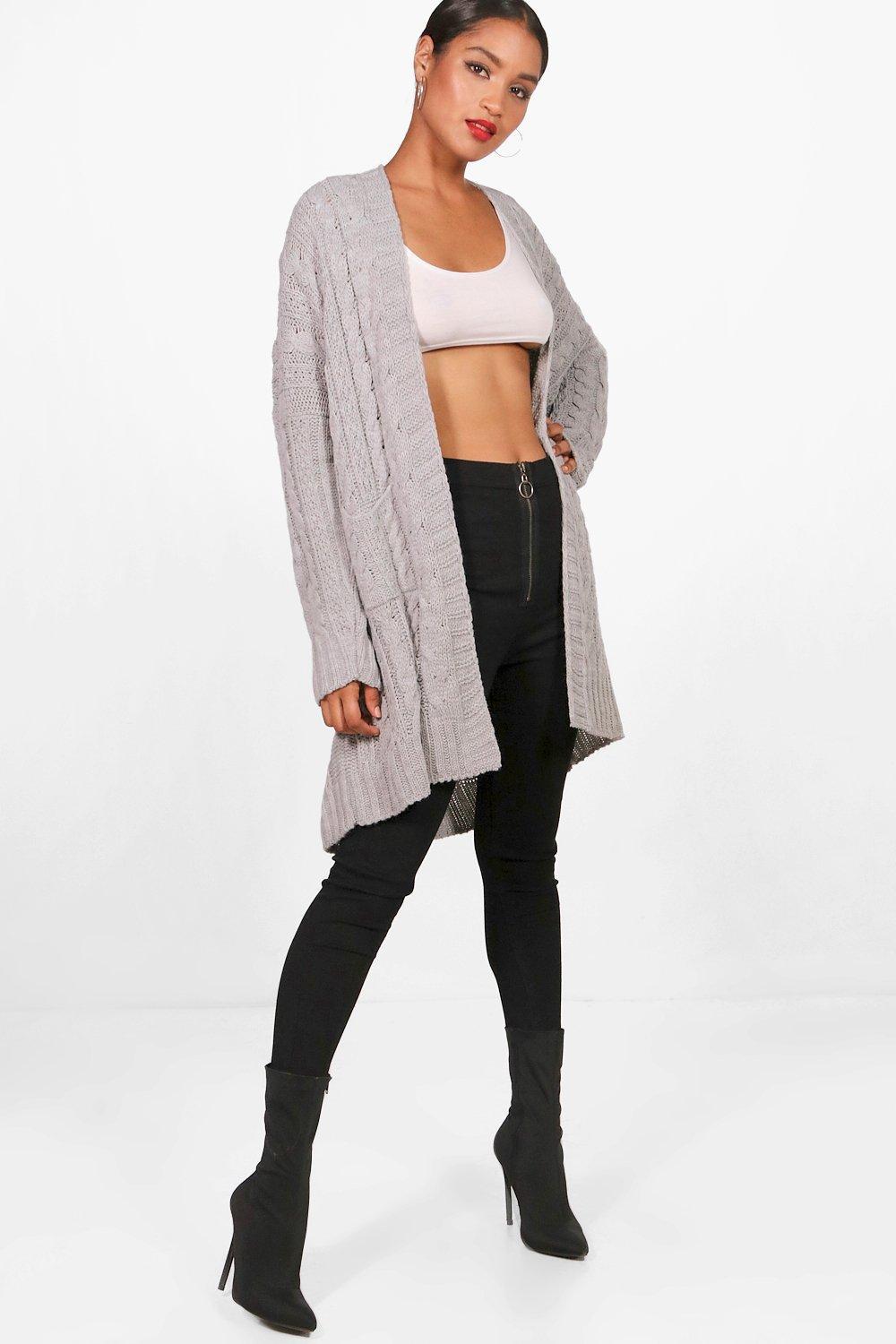 slouchy cable knit sweater