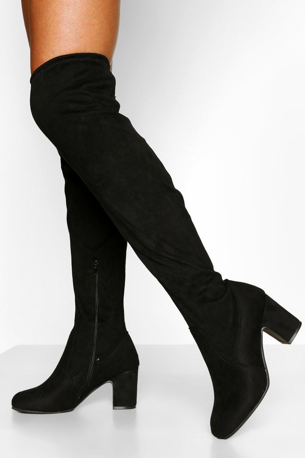 boohoo black high heels