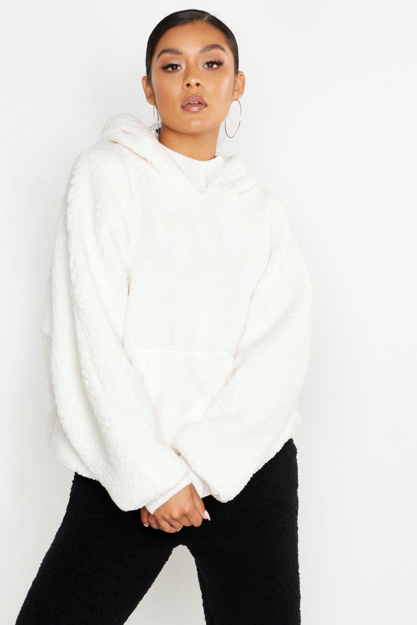 roll neck hoodie