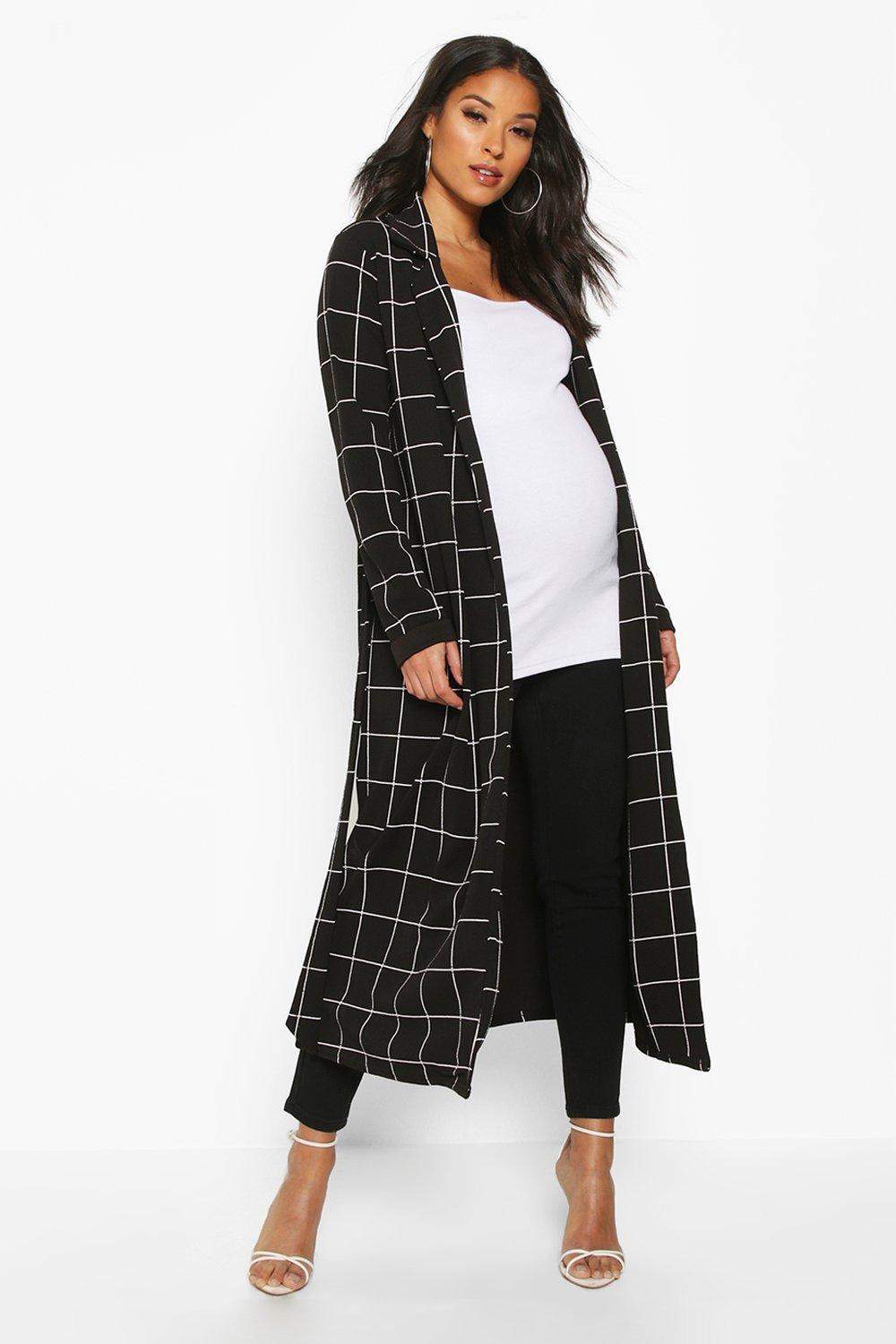 flannel duster cardigan