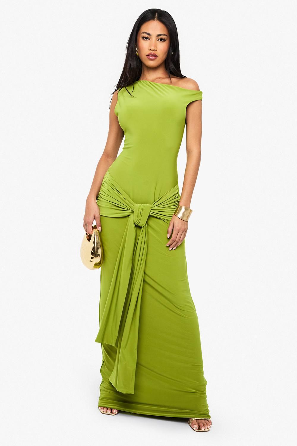 Green Boohoo Dresses for Women | Lyst