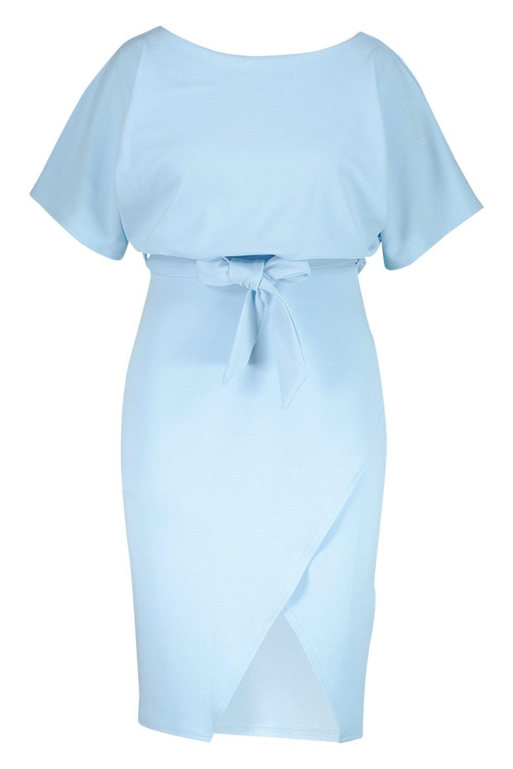 plus double layer midi dress