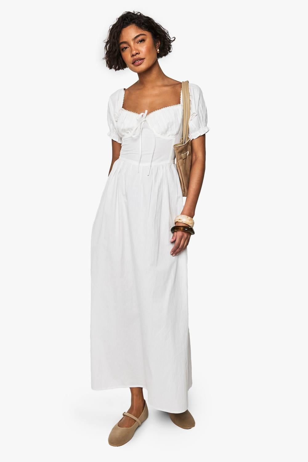 Designer White Milkmaid Dresses for Women - Up to 86% off | Lyst
