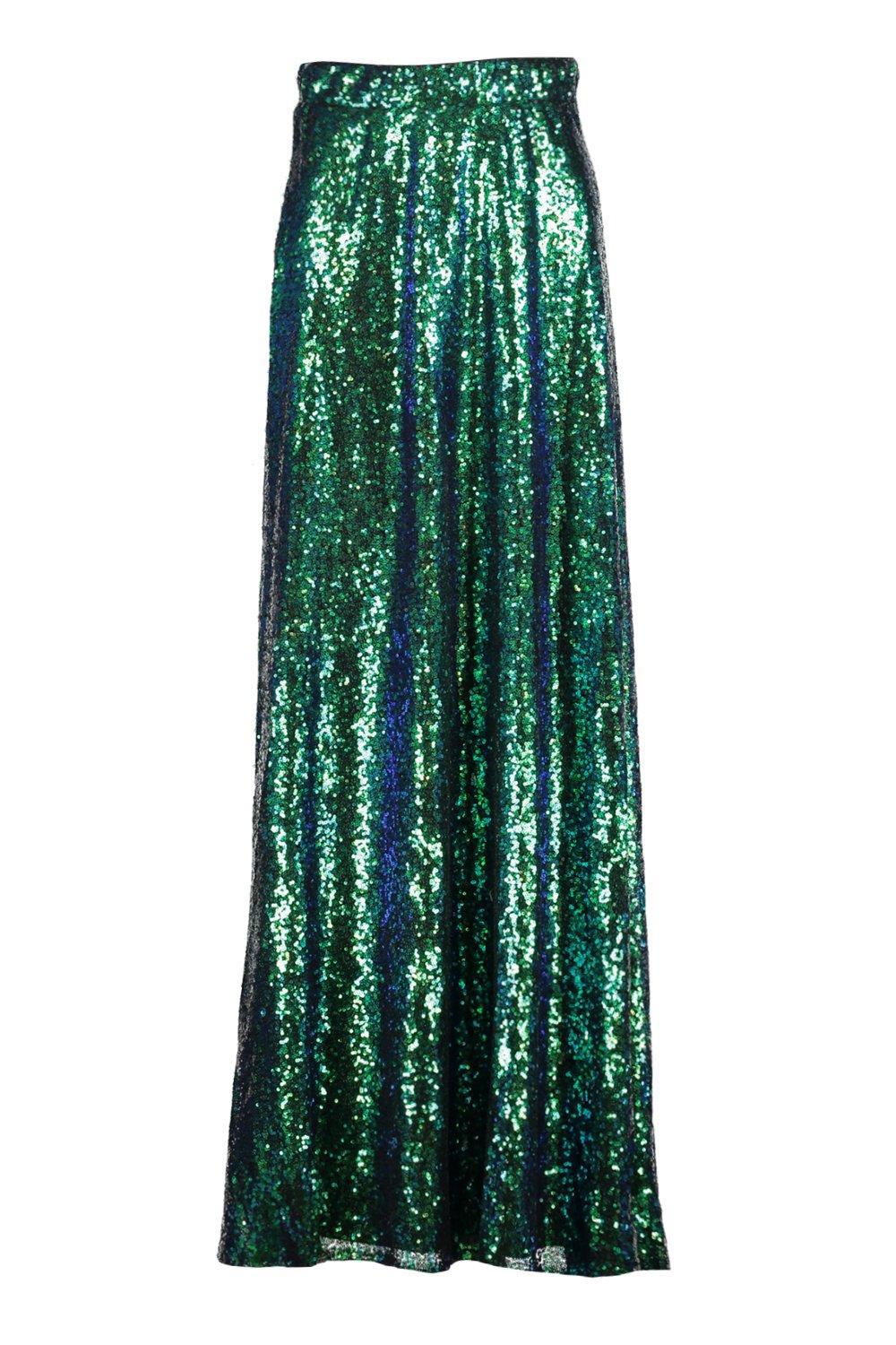 boohoo pleated maxi skirt