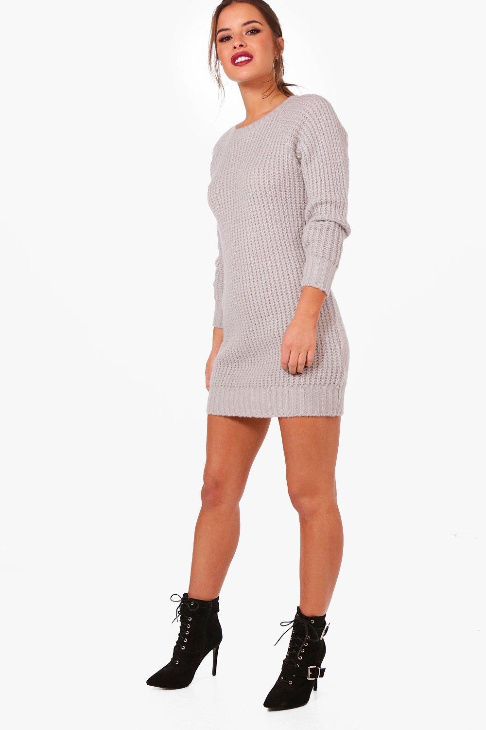 soft knit jumper dress
