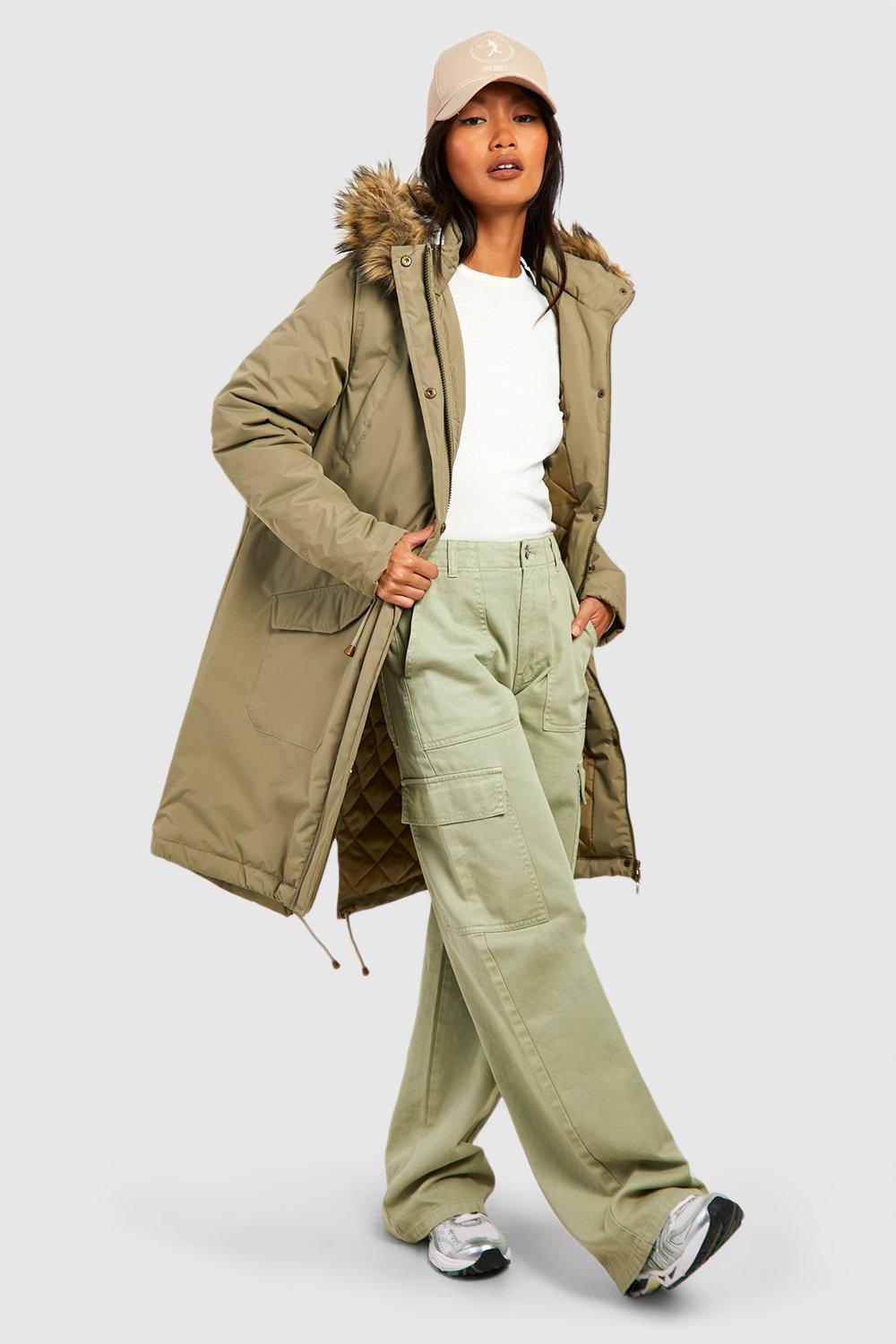 Parka con pelo cheap