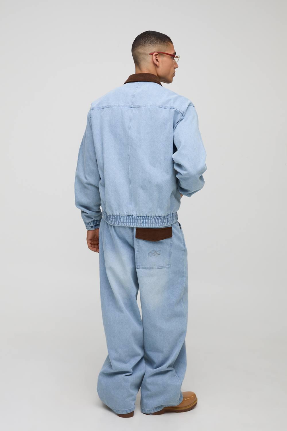 Boohoo Oversized Ripped Denim Shirt Ripped Black Skinny Jeans