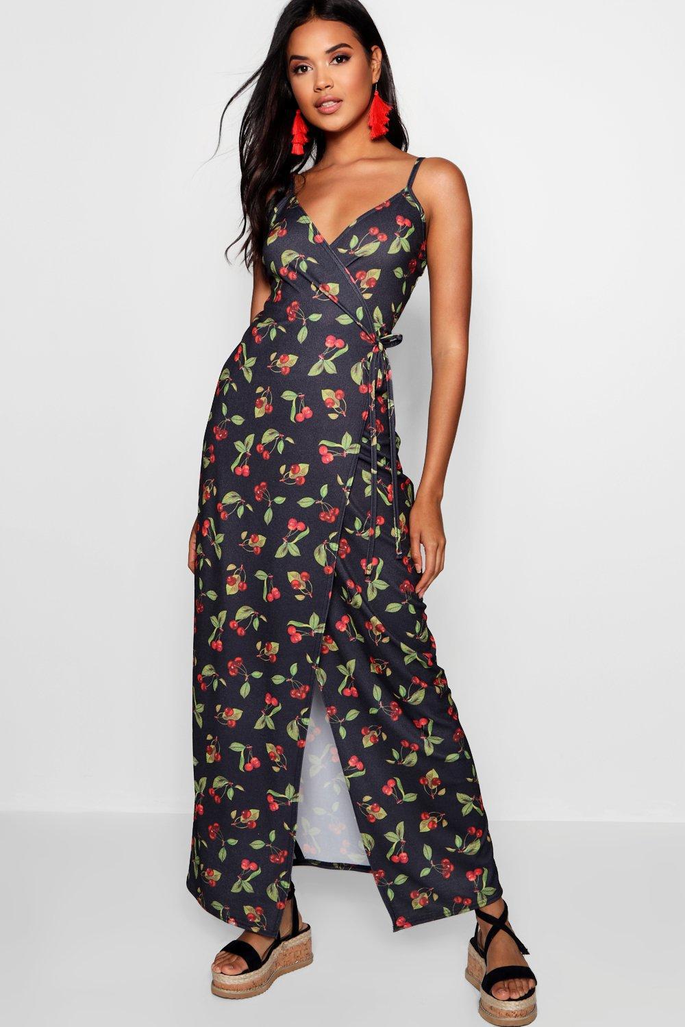 boohoo cherry dress