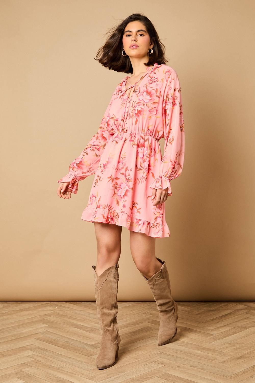 Designer Pink Short Sleeve Skater Dresses for Women - Up to 84% off | Lyst
