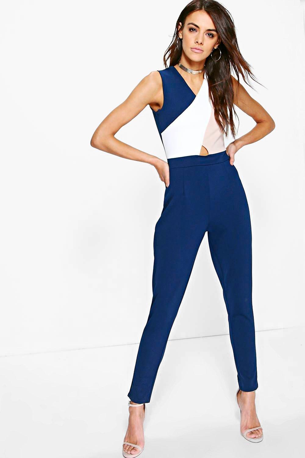 slim leg jumpsuit womens