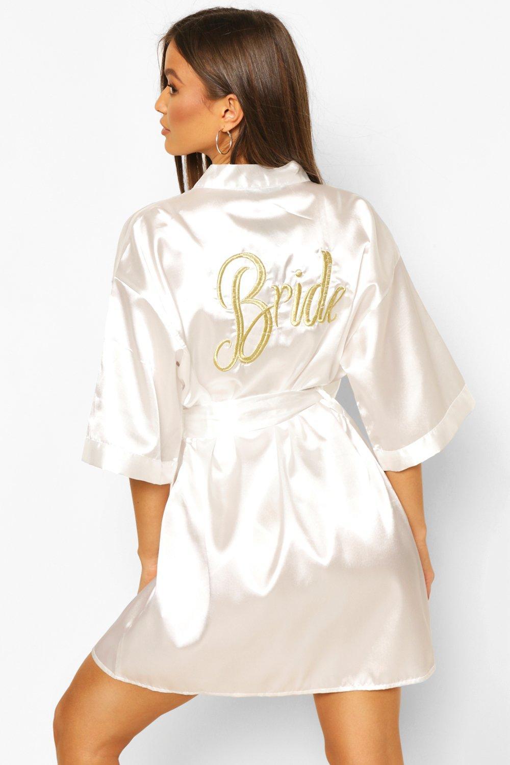 boohoo bridal robes
