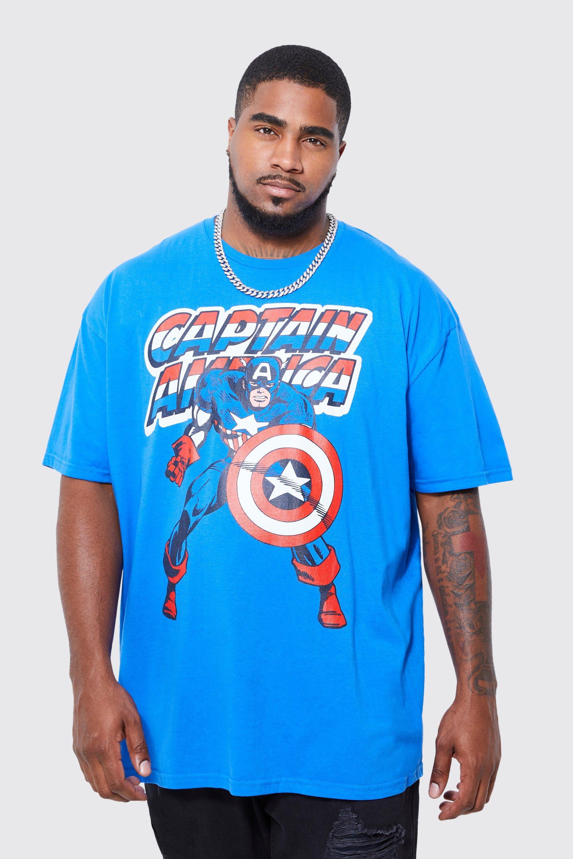 BoohooMAN Plus Casper License T-shirt in Blue for Men