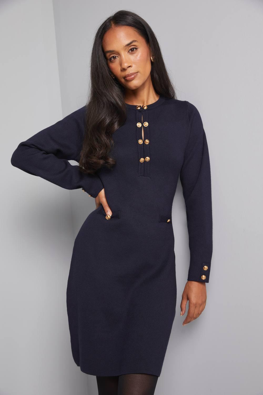 bodycon lace dress long sleeve Mesh Lace Long Sleeve Bodycon Dress, M main image 1