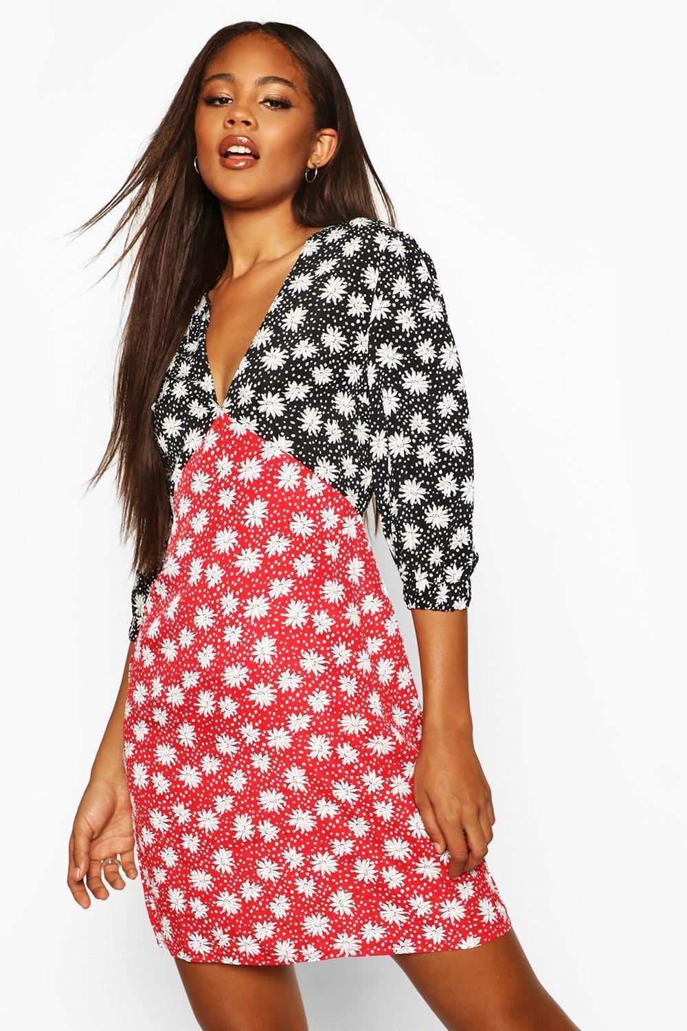 boohoo puff sleeve