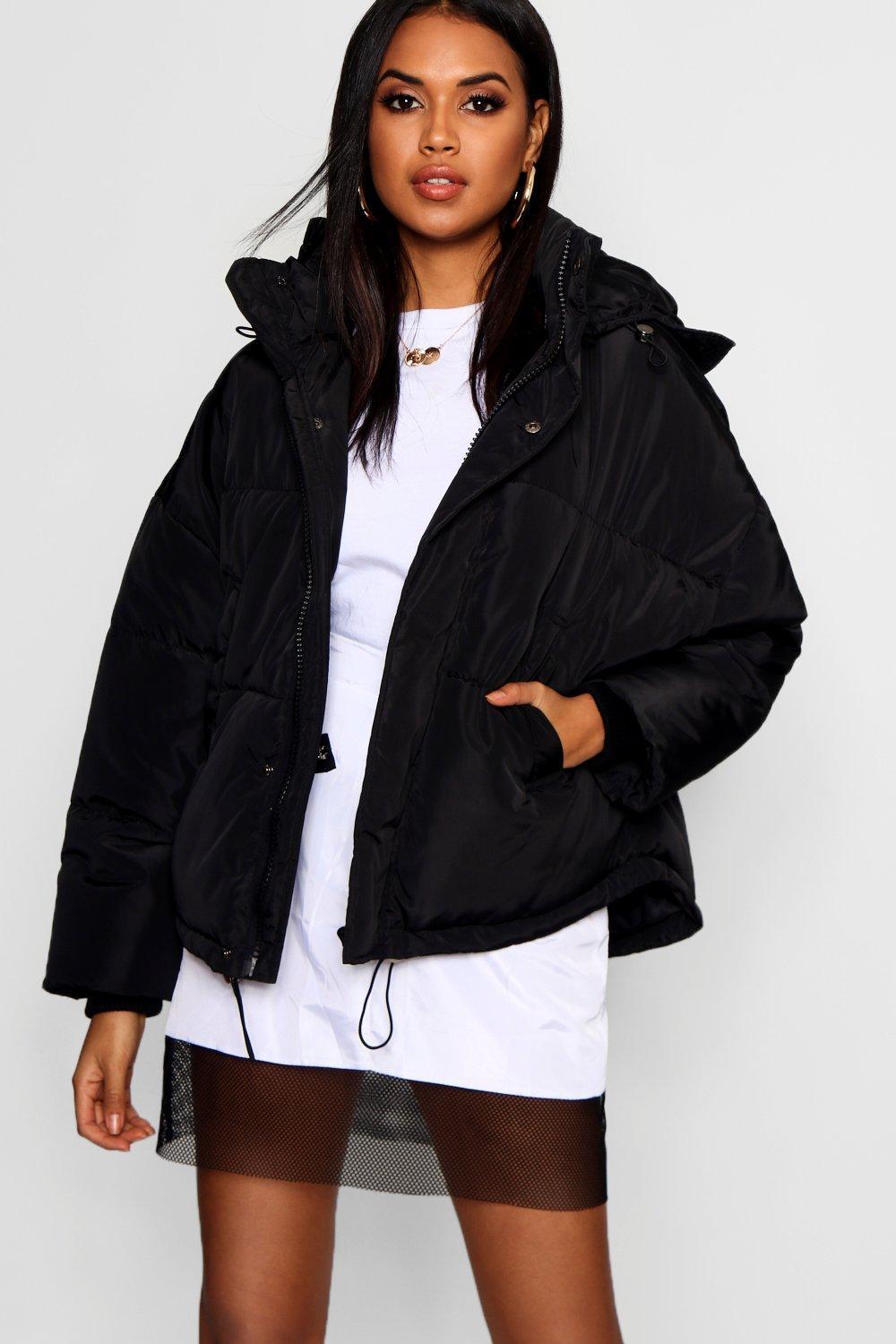 oversized hooded jacket