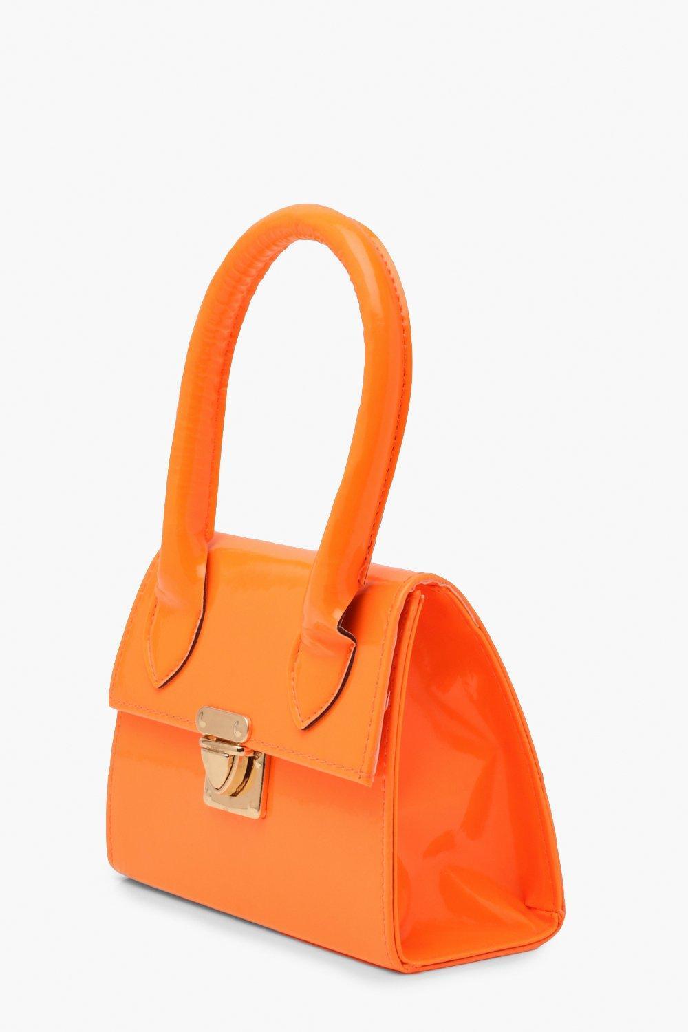 neon orange bag