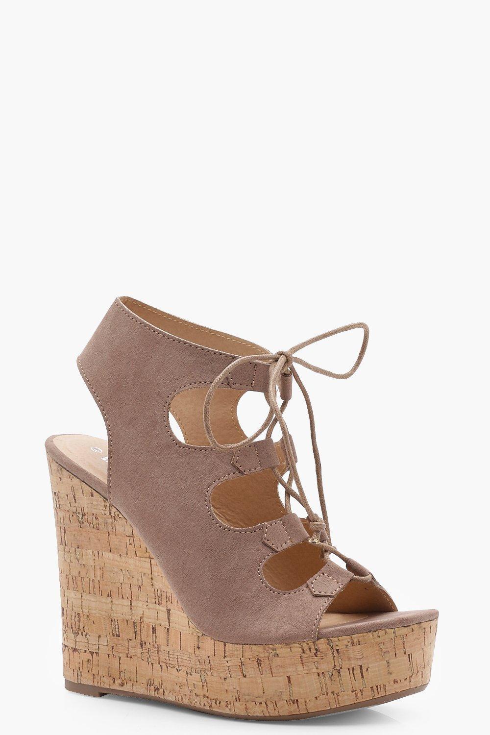 boohoo wedges