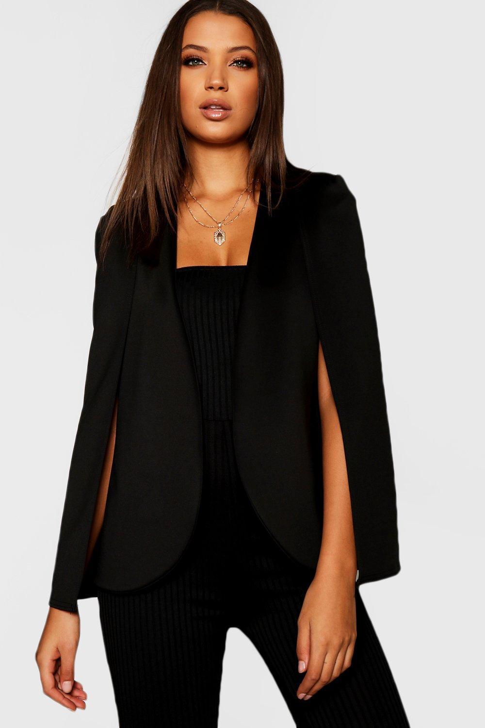 cape blazer black