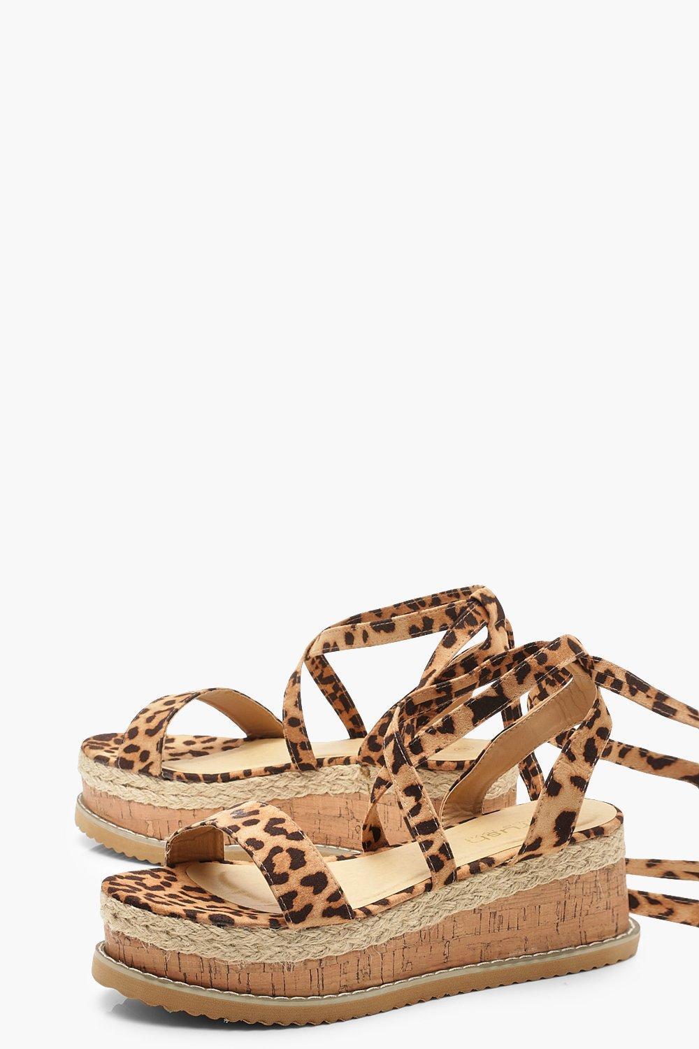 wrap strap espadrille flatforms