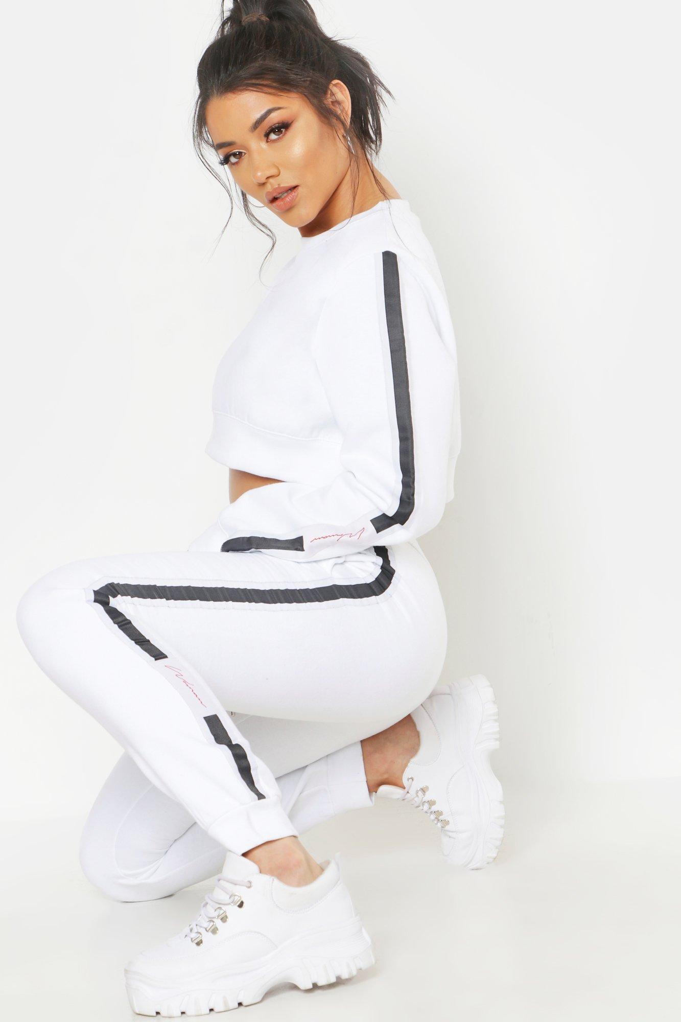 ladies white tracksuit