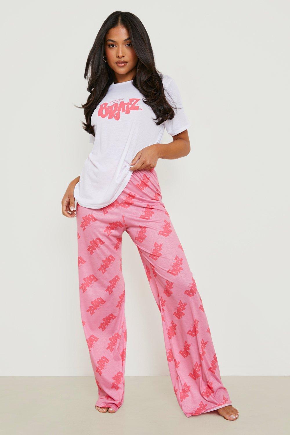 Boohoo Bratz License Pajama Pants Set in Pink | Lyst