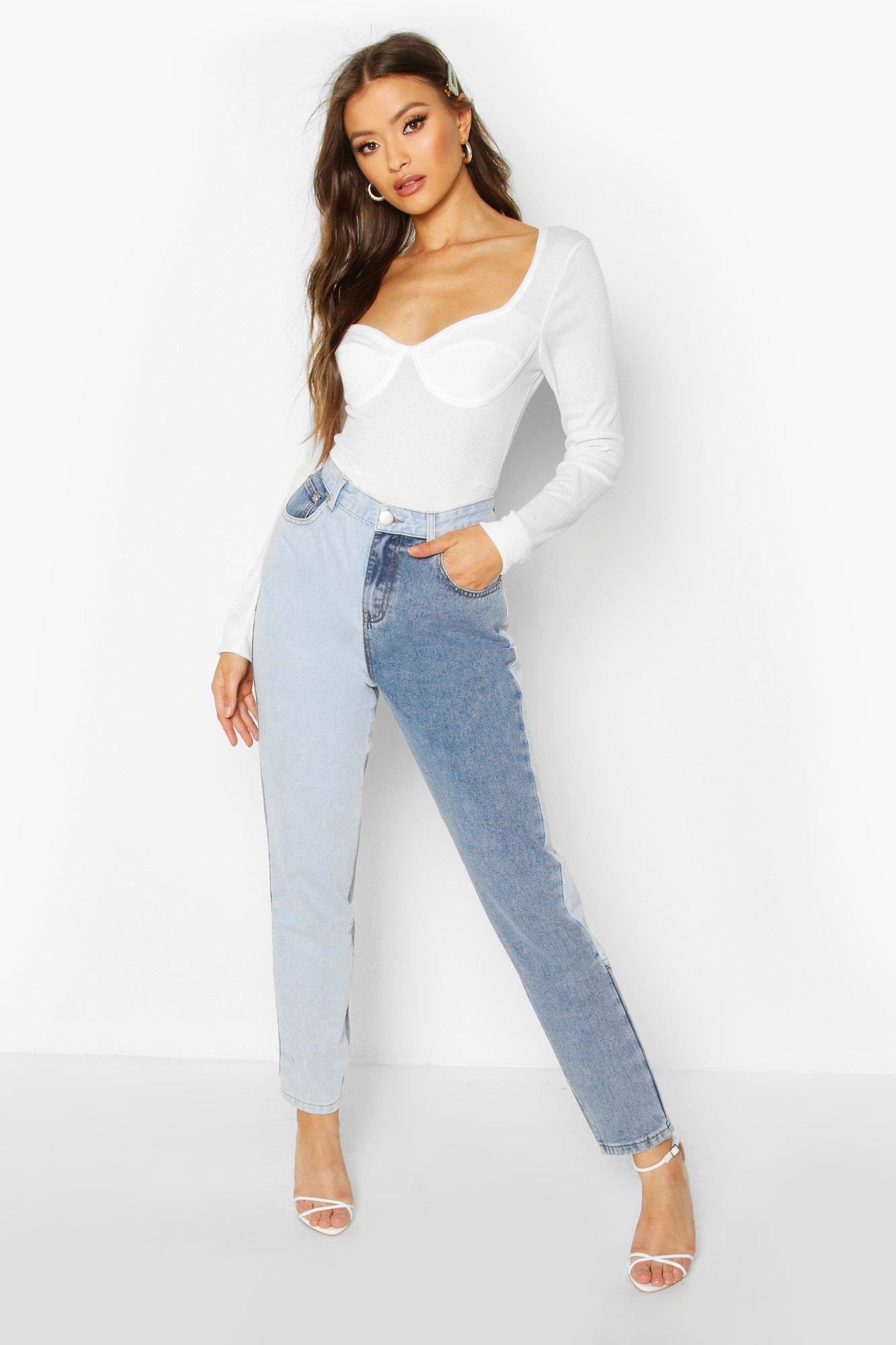women's high rise boyfriend jeans