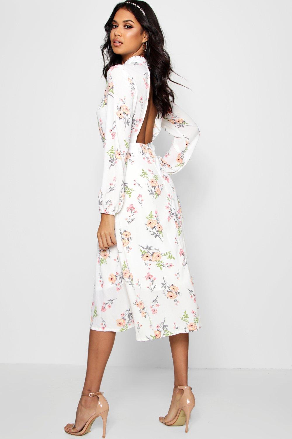 Boohoo Boutique Floral Long Sleeve 