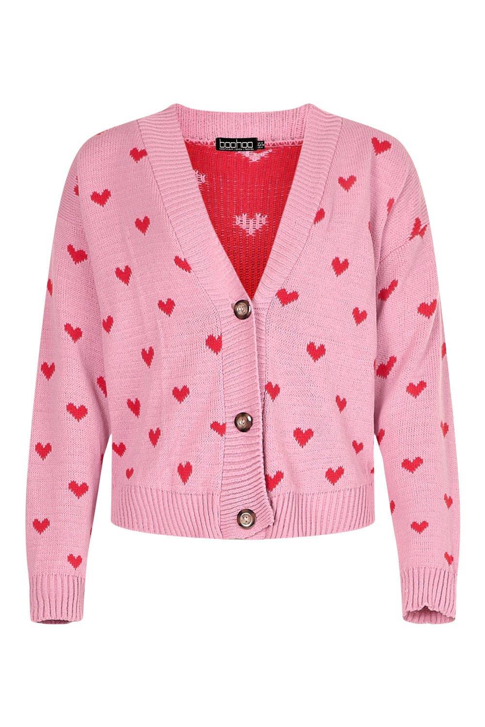 pink tie front cardigan