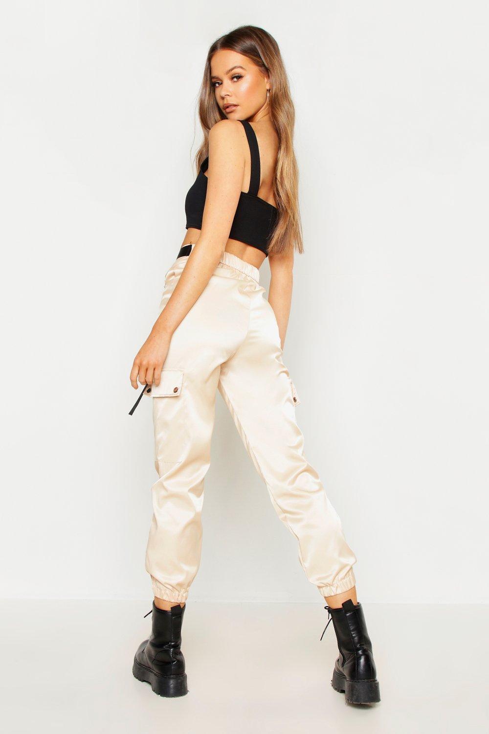 boohoo cargo pants womens