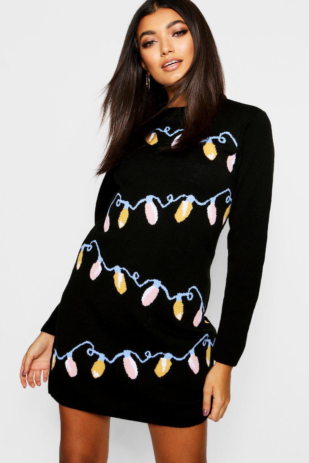 christmas lights jumper