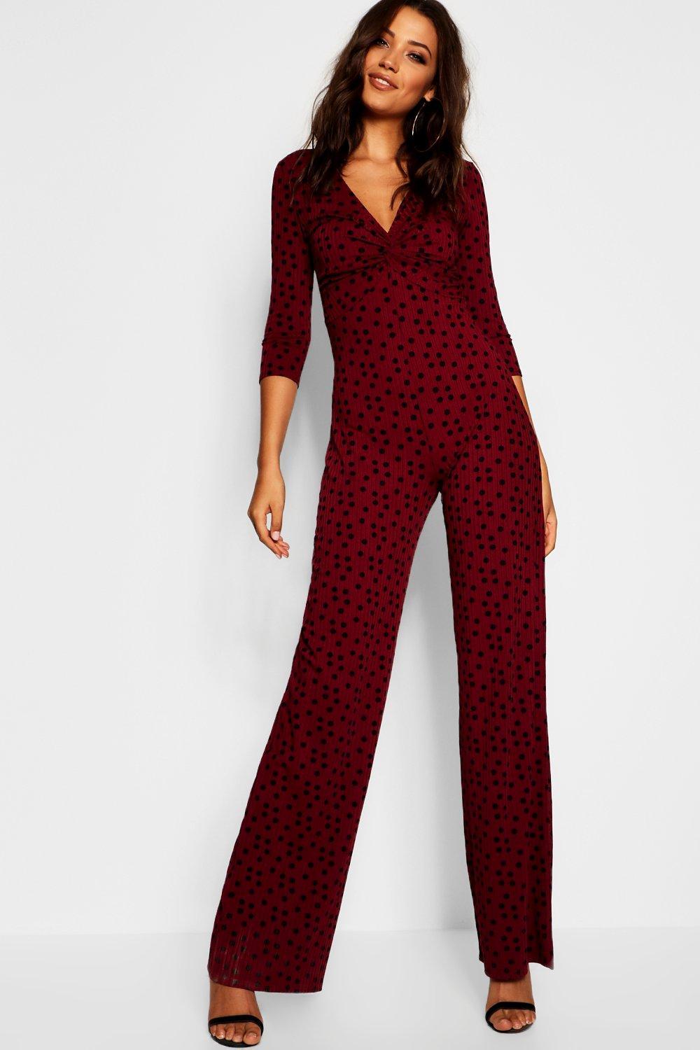 tall red jumpsuit