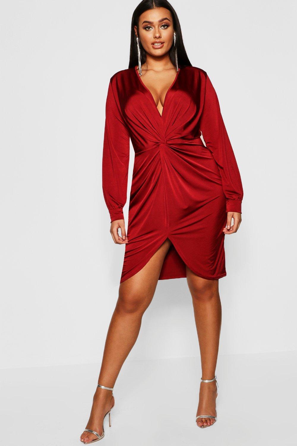 disco wrap dress