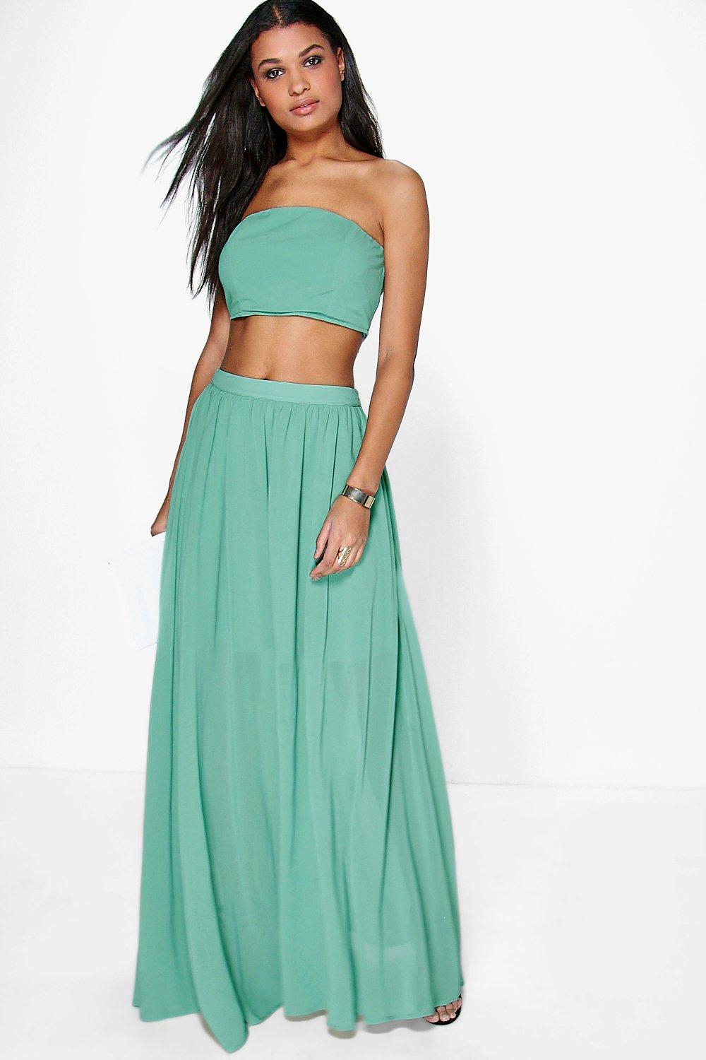 maxi skirt and top co ord