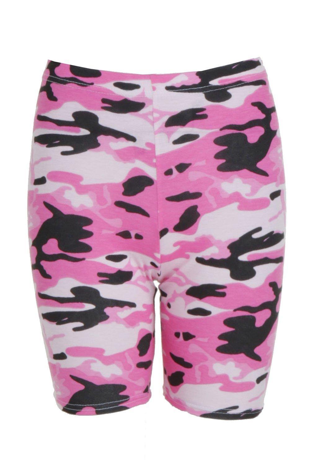 pink camo biker shorts