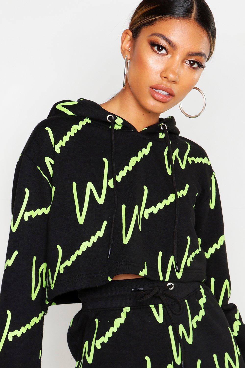 women all over print tracksuit