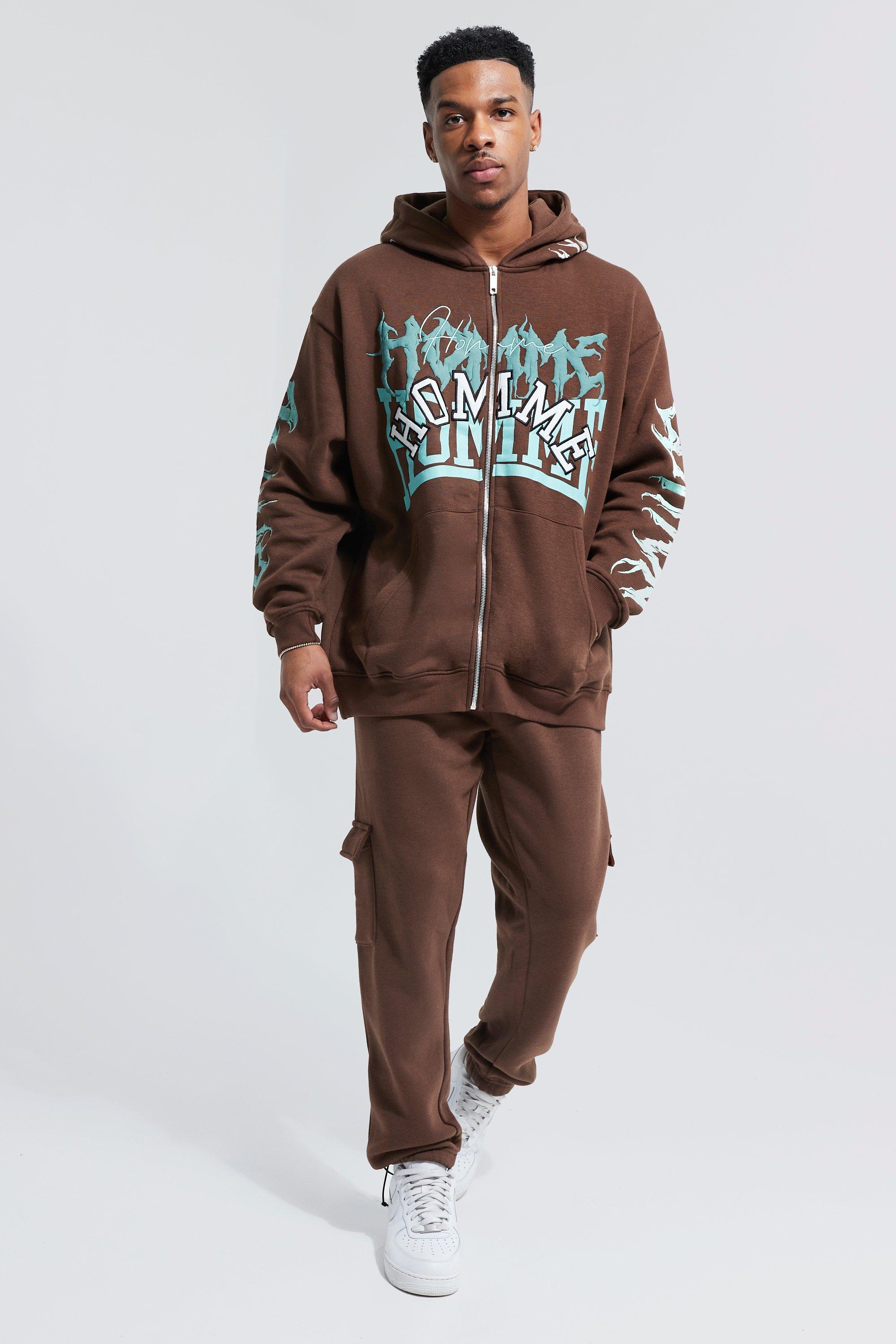 boohoo brown tracksuit