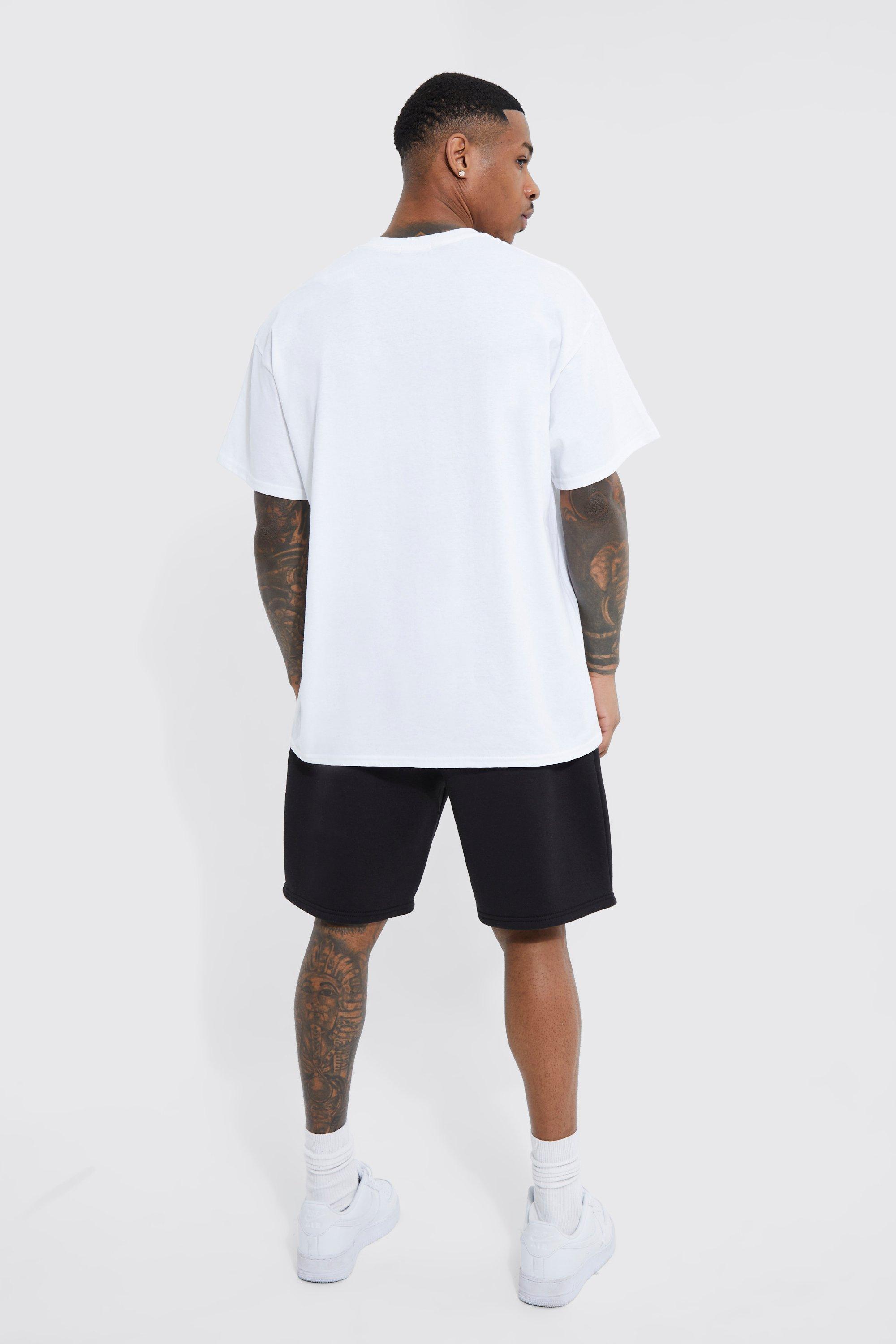 oversized white t shirt men