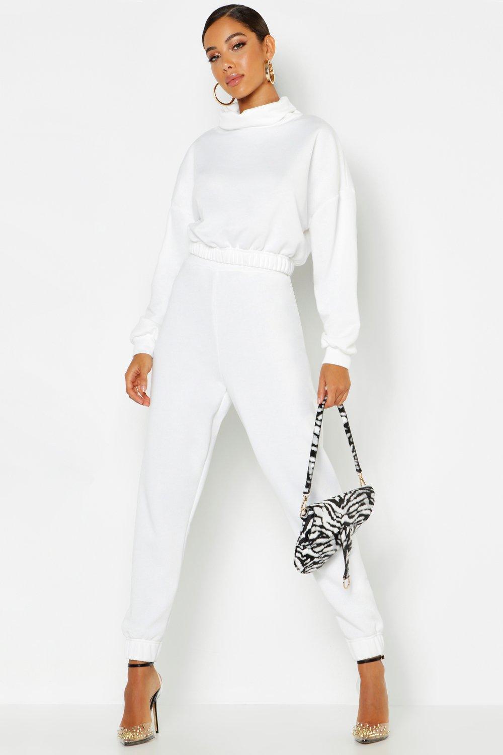 ladies white tracksuit