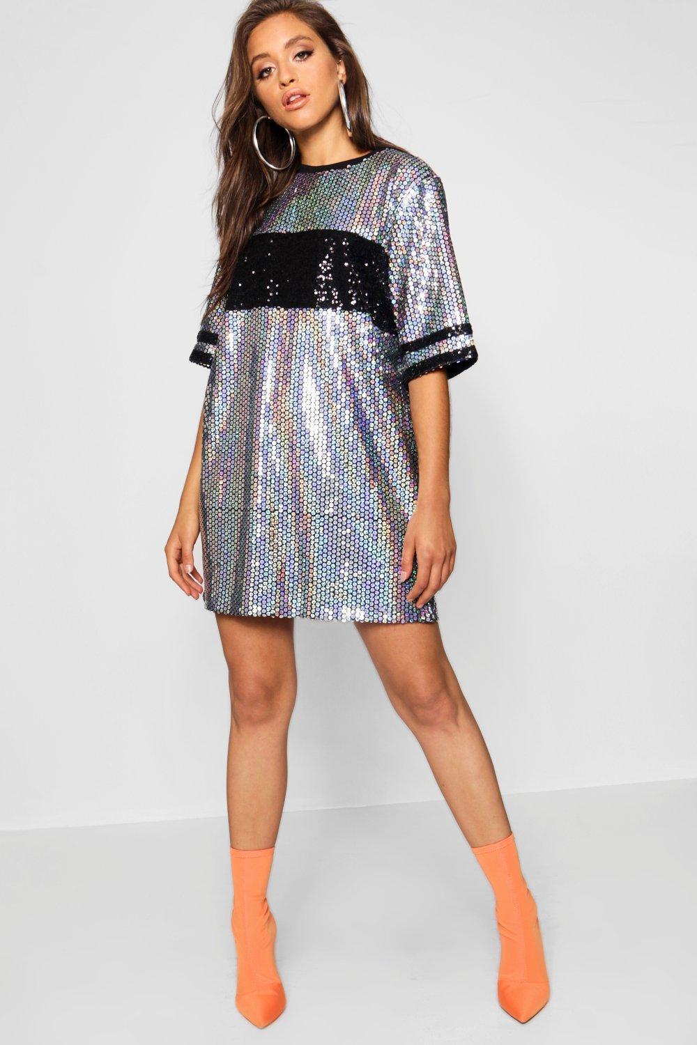 Oversized Sequin T Shirt Dress | www.jkuat.ac.ke