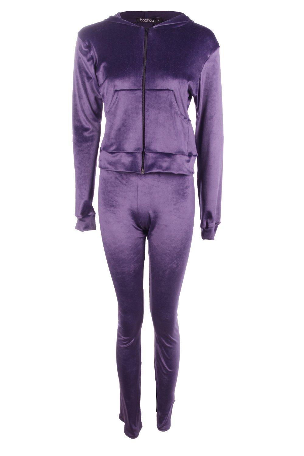 boohoo purple hoodie